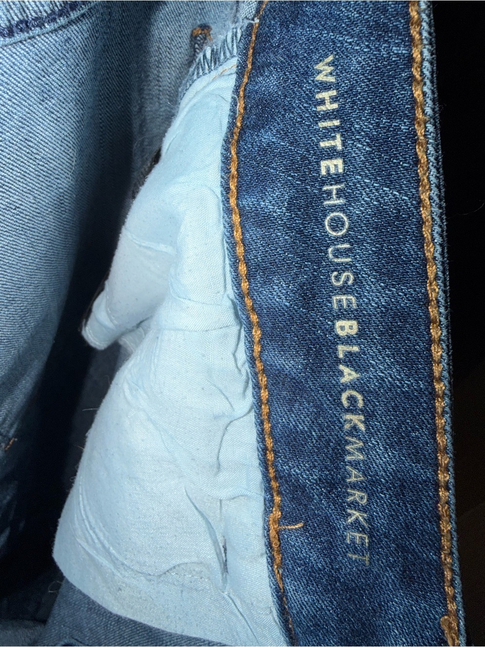 White House Black Market Cropped Jeans with Pink Embroidery 12 - Picture 9 of 9